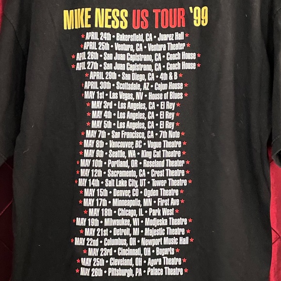 "Mike Ness" 1999 Tour T-Shirt - Picture 3 of 3
